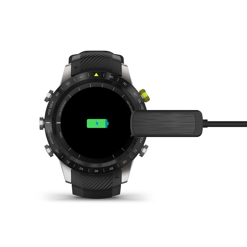 100cm USB Opladningskabel passer til Garmin Smartwatch - Sort#serie_1