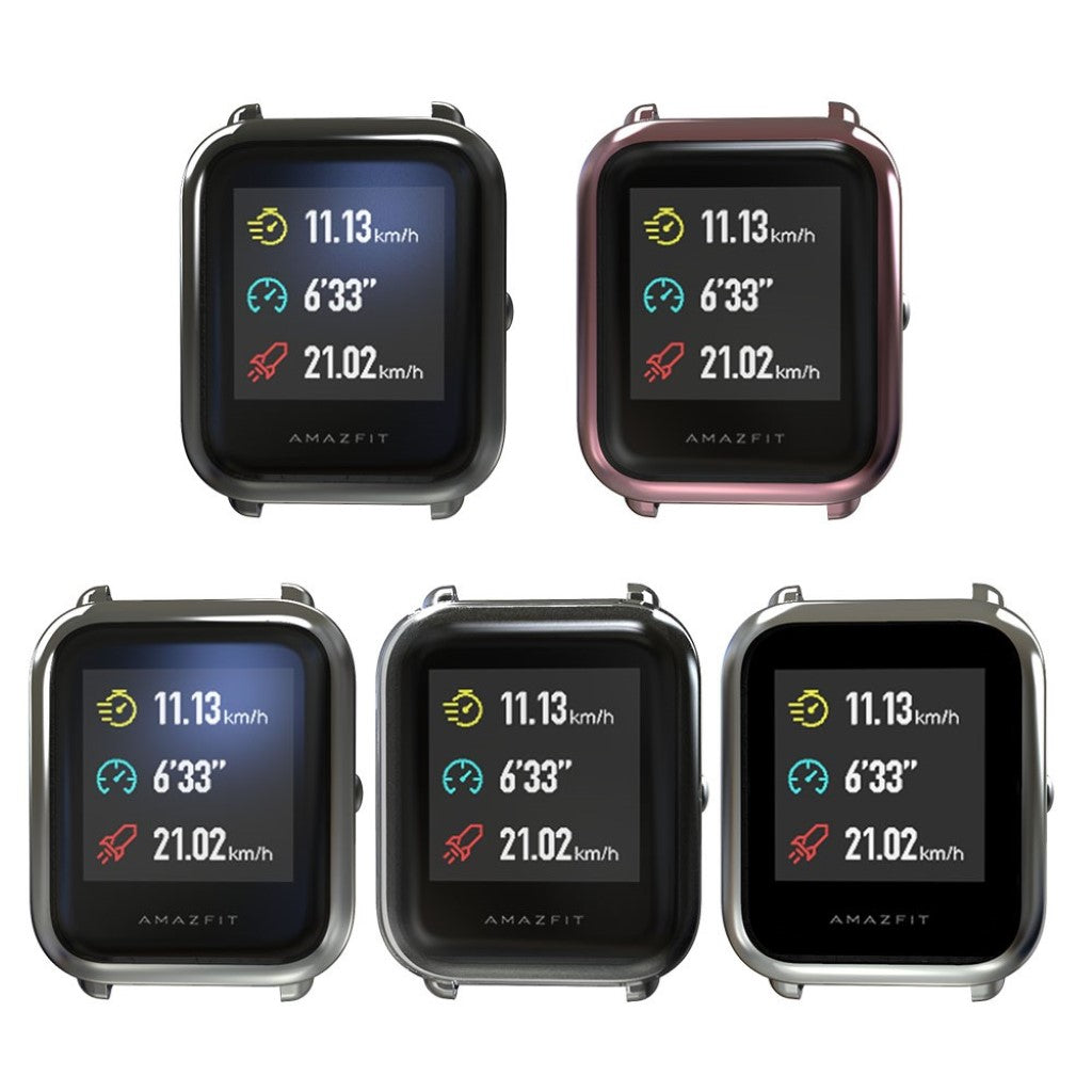 Rigtigt Fed Amazfit Youth Silikone Cover - Sølv#serie_3