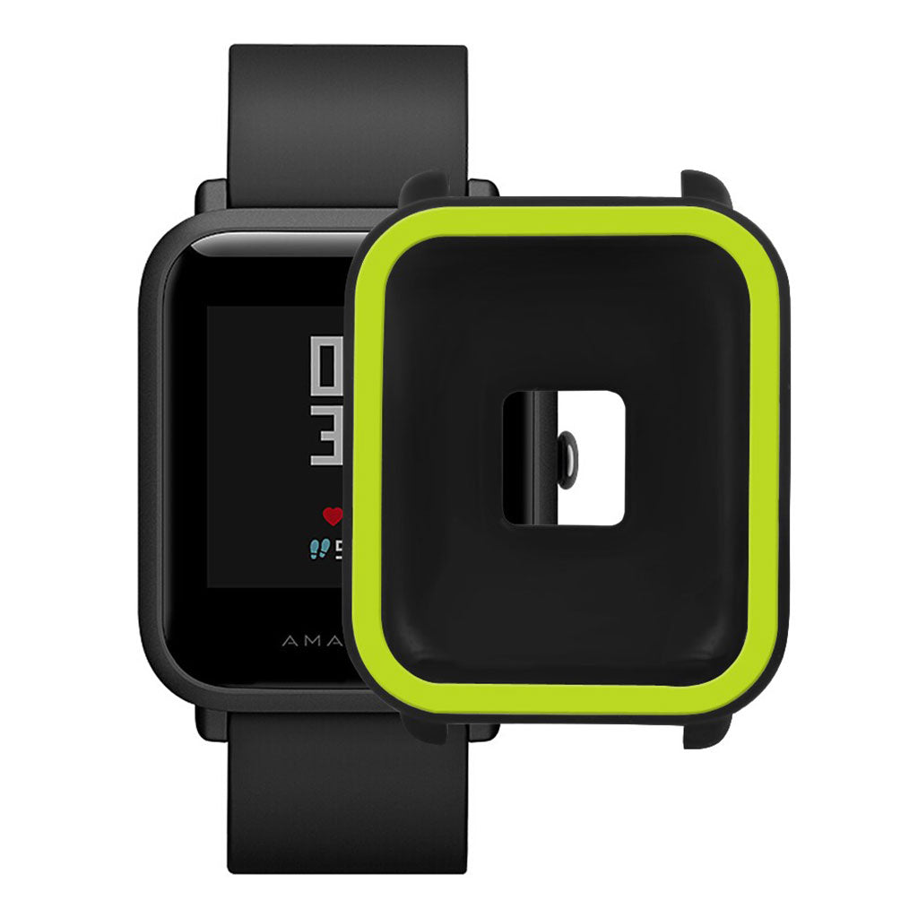 Beskyttende Amazfit Youth Silikone Cover - Sort#serie_4