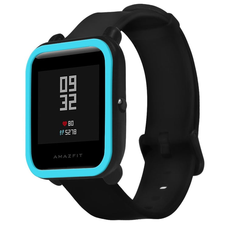 Beskyttende Amazfit Youth Silikone Cover - Sort#serie_5