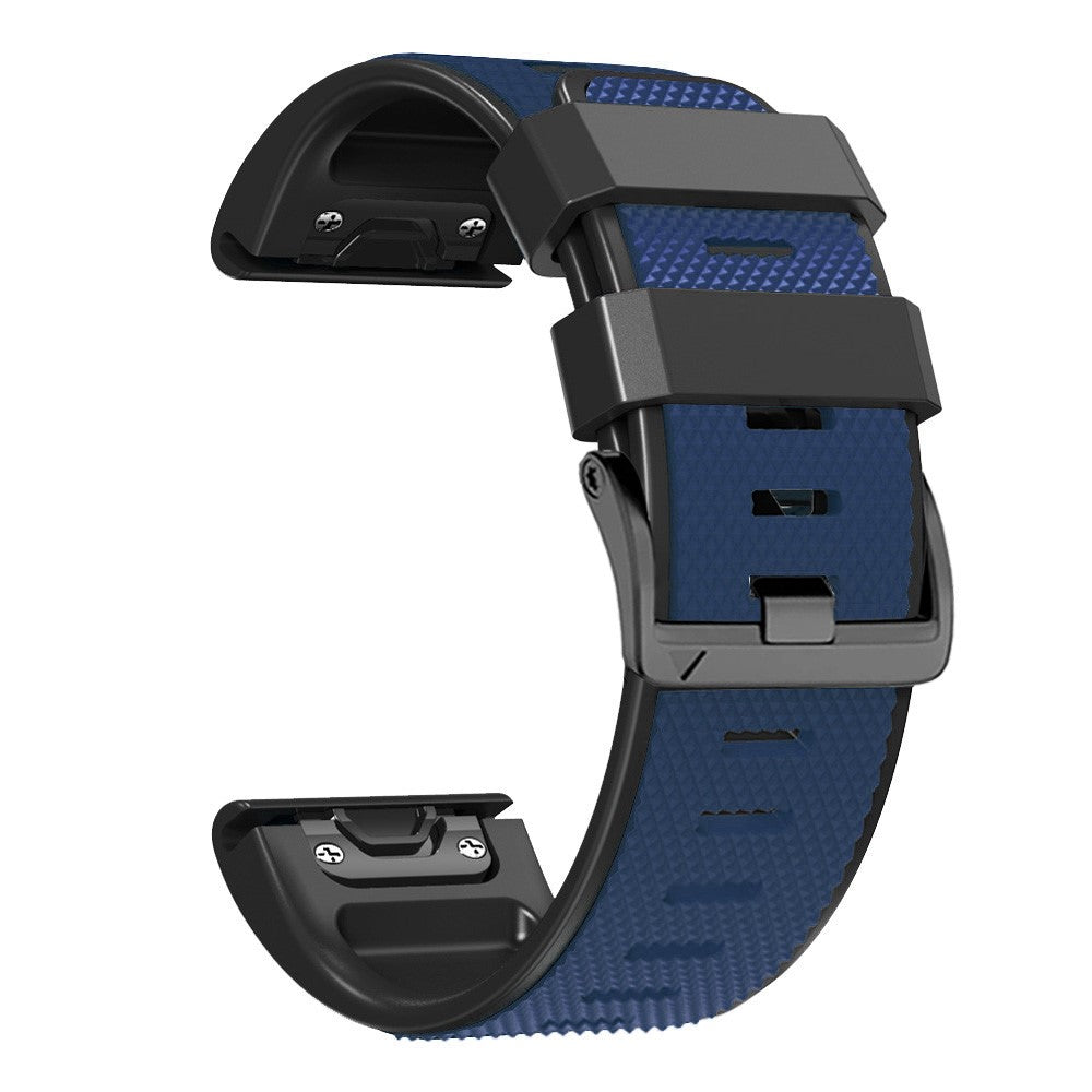 Rigtigt Nydelig Silikone Universal Rem passer til Smartwatch - Blå#serie_10