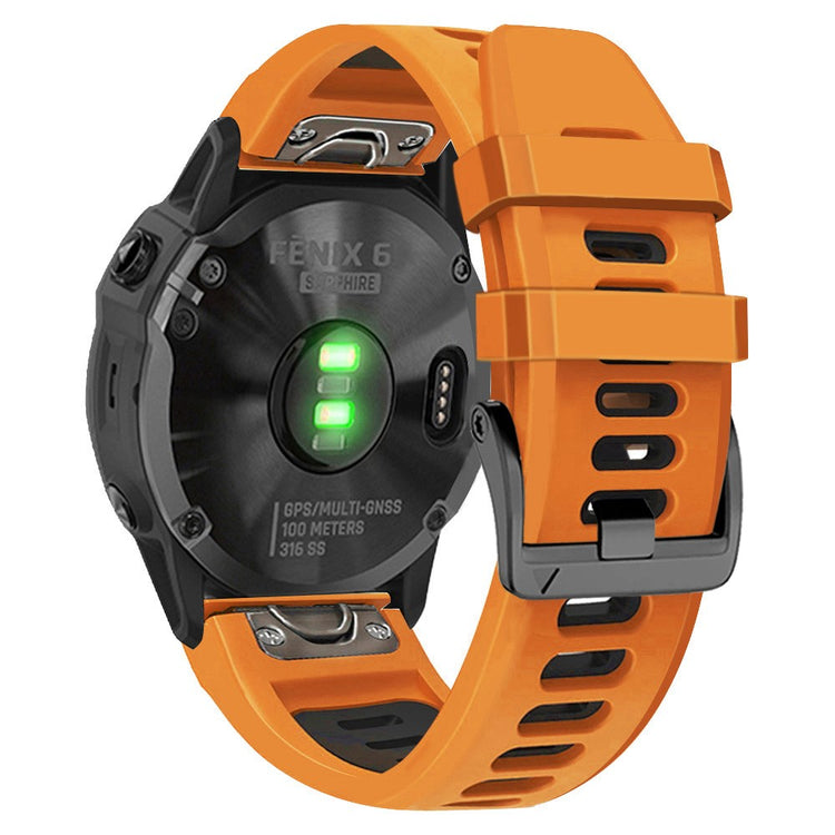 Helt Vildt Fint Silikone Universal Rem passer til Smartwatch - Orange#serie_1