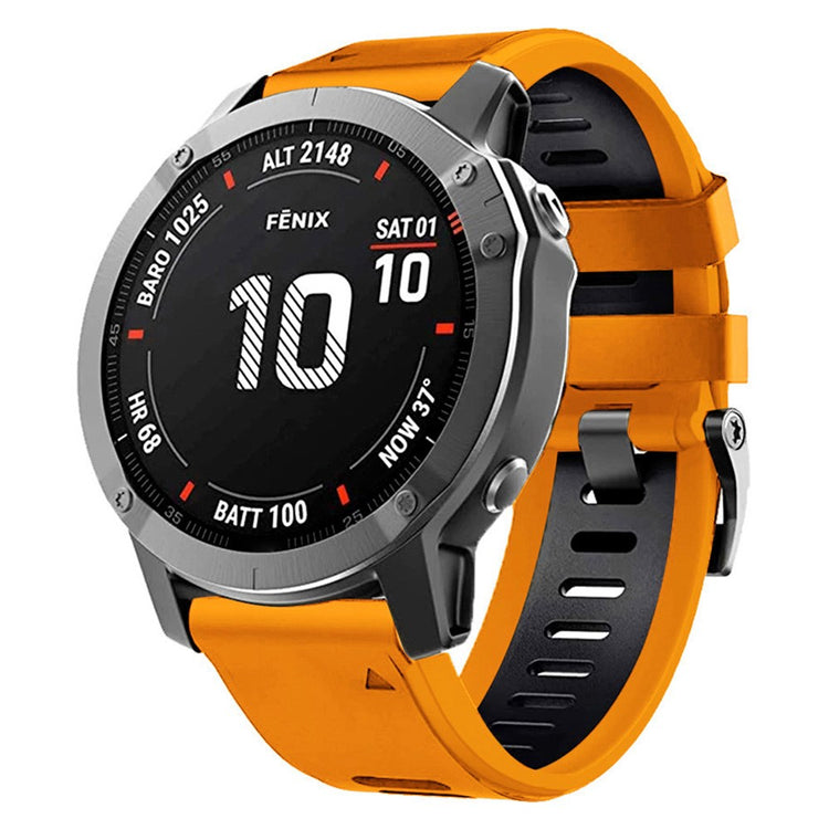 Helt Vildt Fint Silikone Universal Rem passer til Smartwatch - Orange#serie_1