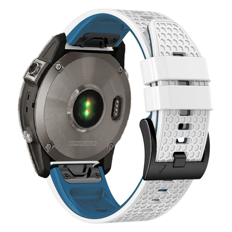 Smuk Silikone Universal Rem passer til Smartwatch - Hvid#serie_2