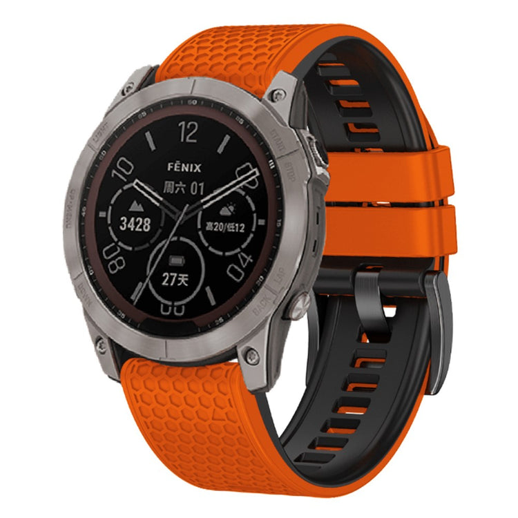 Smuk Silikone Universal Rem passer til Smartwatch - Orange#serie_4
