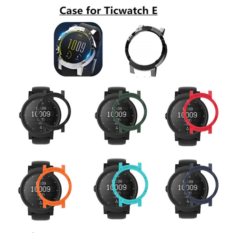 Rigtigt Fint TicWatch E Plastik Cover - Sort#serie_1