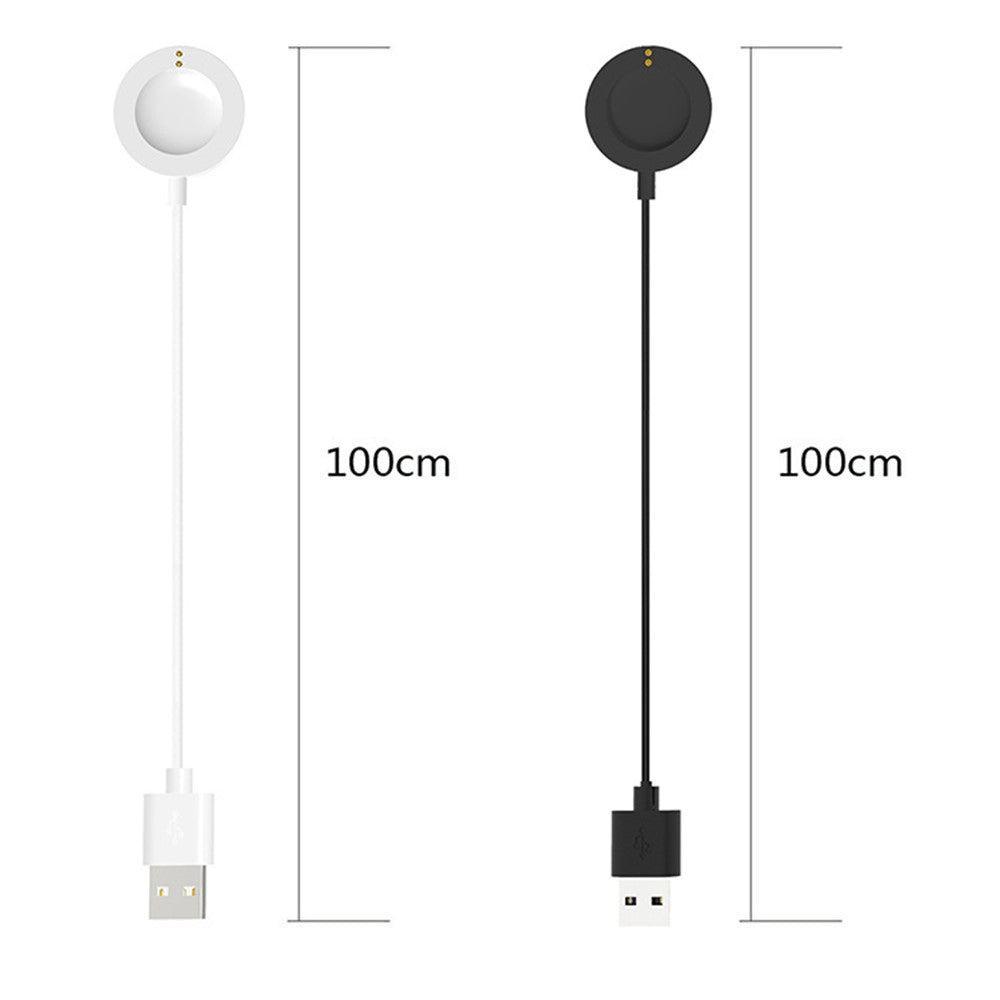 1m Plastik Universal Michael Magnetisk  USB Kabel Til Opladnings Dock - Hvid#serie_2