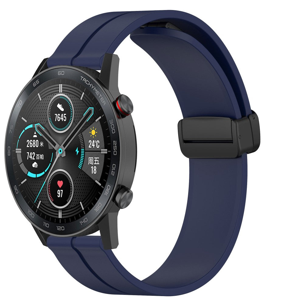Mega Sejt Silikone Universal Rem passer til Smartwatch - Blå#serie_10