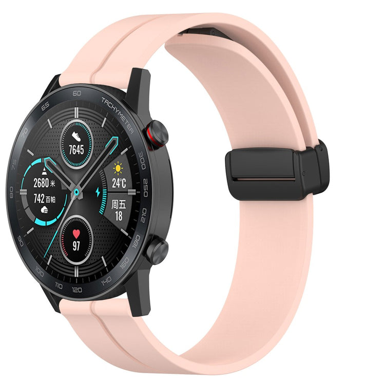 Mega Sejt Silikone Universal Rem passer til Smartwatch - Pink#serie_3