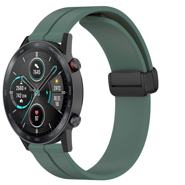 Mega Sejt Silikone Universal Rem passer til Smartwatch - Grøn#serie_4