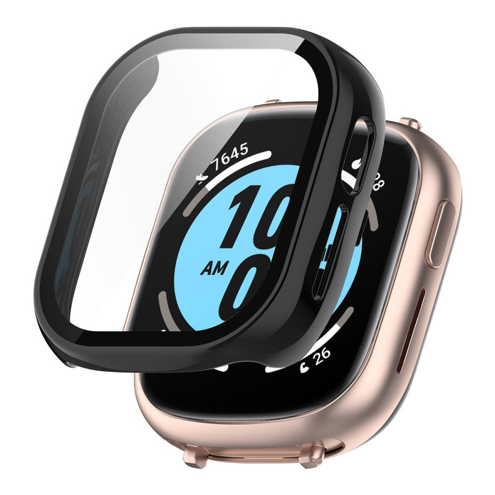 HAT PRINCE Honor Watch 4 integrated cover with tempered glass - Black#serie_1