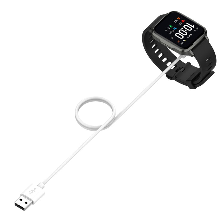 1m Realme Watch 3 / Realme Watch 3 Pro Magnetisk  USB Opladningskabel - Hvid#serie_2