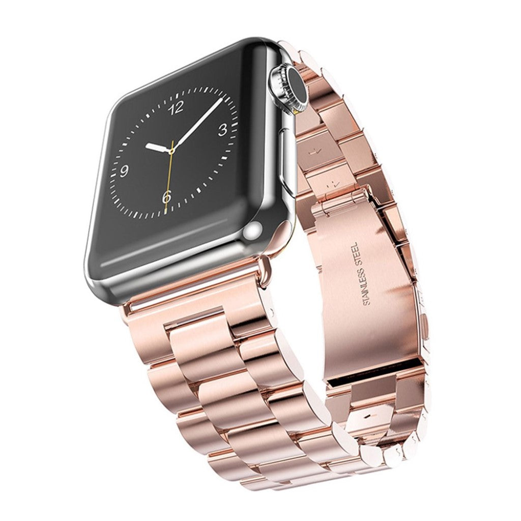 Mega smuk Apple Watch Series 1-3 42mm Metal Rem - Pink#serie_1