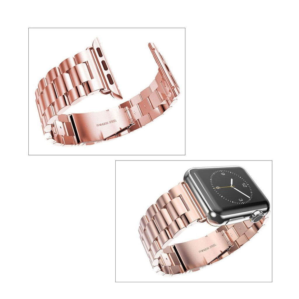 Mega smuk Apple Watch Series 1-3 42mm Metal Rem - Pink#serie_1