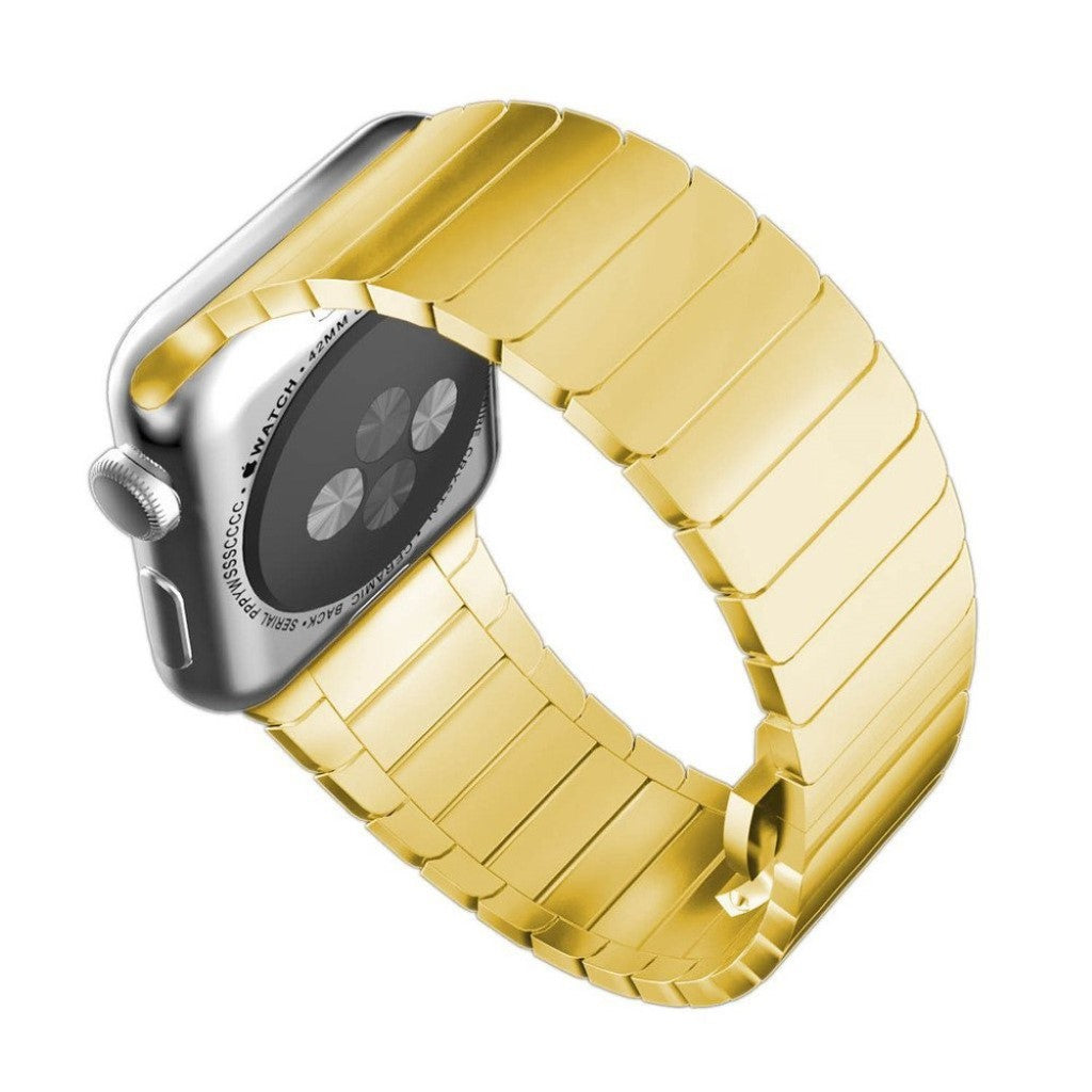 Vildt sejt Apple Watch Series 1-3 42mm Metal Rem - Guld#serie_1