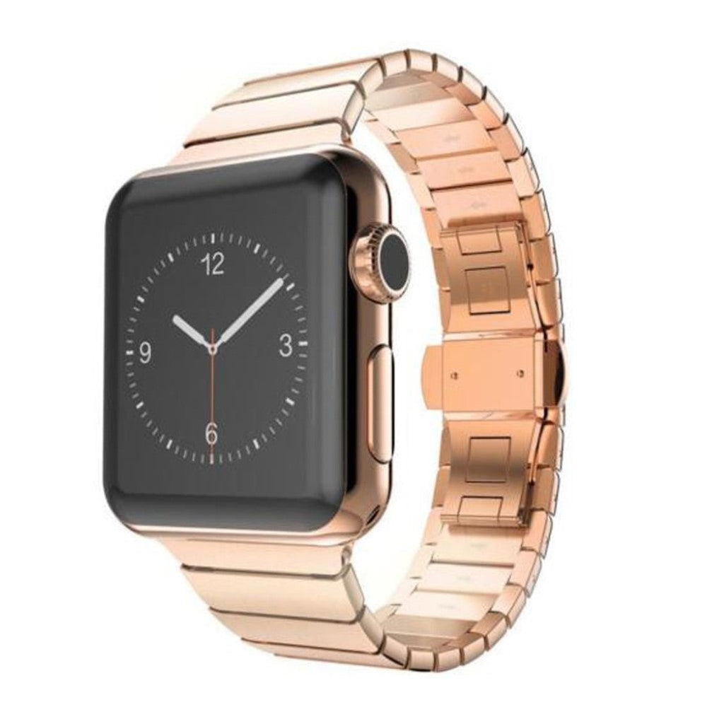 Vildt sejt Apple Watch Series 1-3 42mm Metal Rem - Pink#serie_2