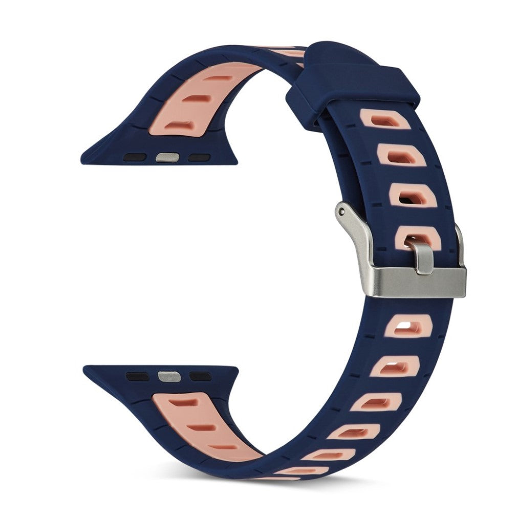 Fed Apple Watch Series 1-3 42mm Silikone Rem - Flerfarvet#serie_1