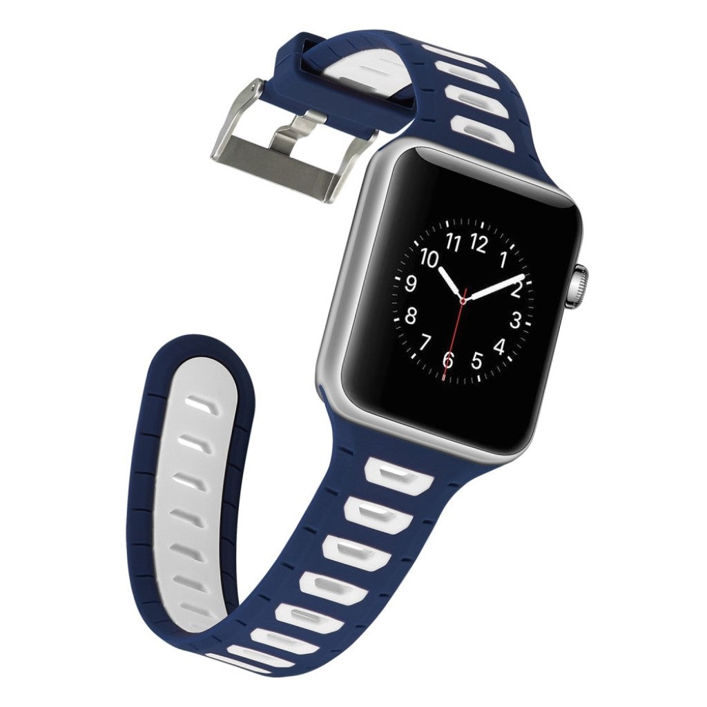 Fed Apple Watch Series 1-3 42mm Silikone Rem - Flerfarvet#serie_2