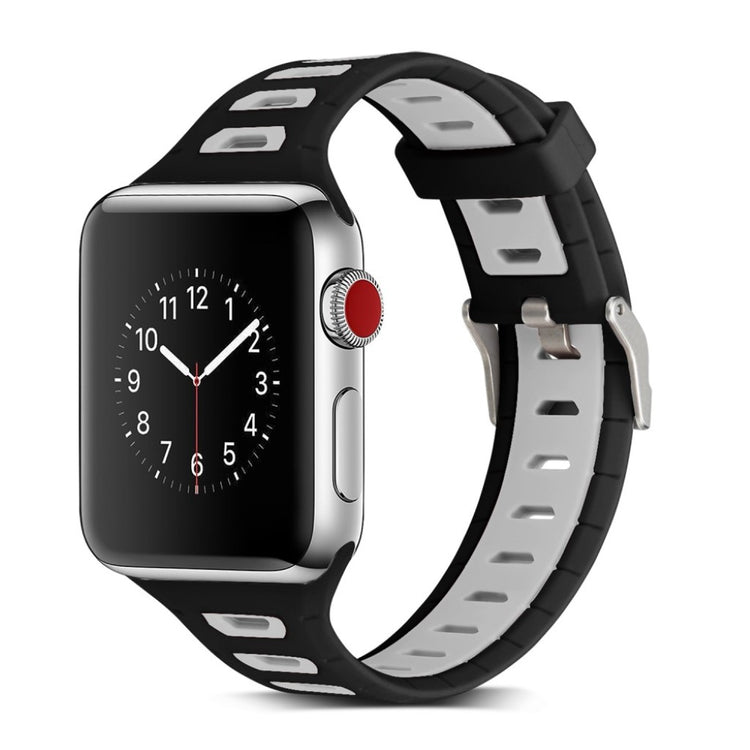 Fed Apple Watch Series 1-3 42mm Silikone Rem - Flerfarvet#serie_9