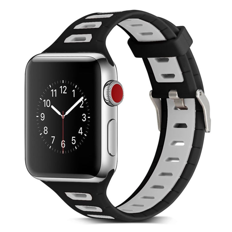 Fed Apple Watch Series 1-3 42mm Silikone Rem - Flerfarvet#serie_9