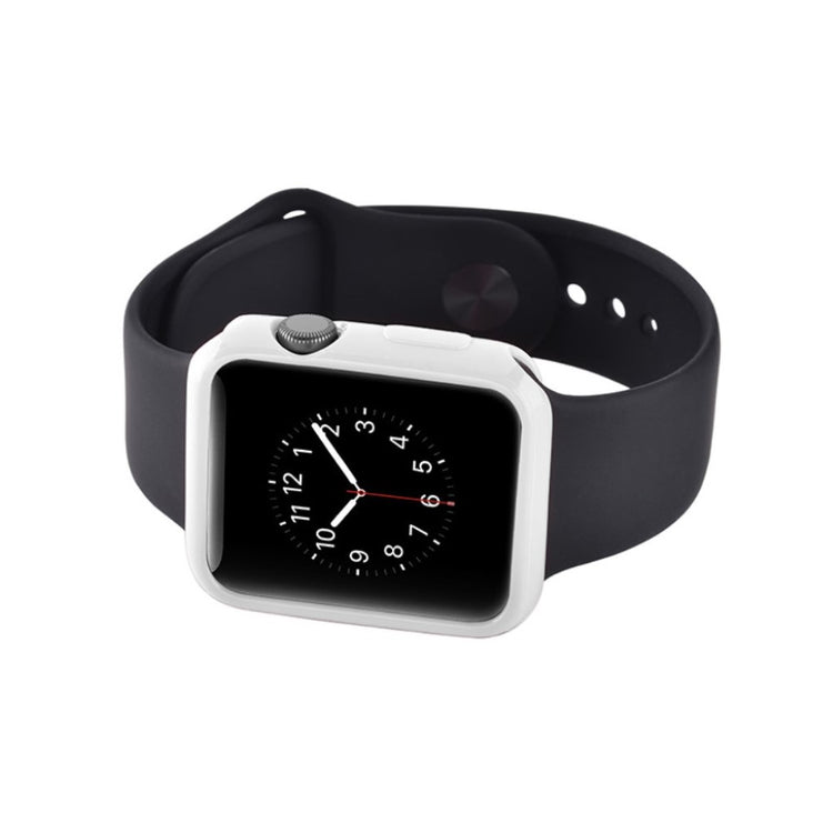 Skøn Apple Watch Series 1-3 38mm Plastik Rem - Hvid#serie_5