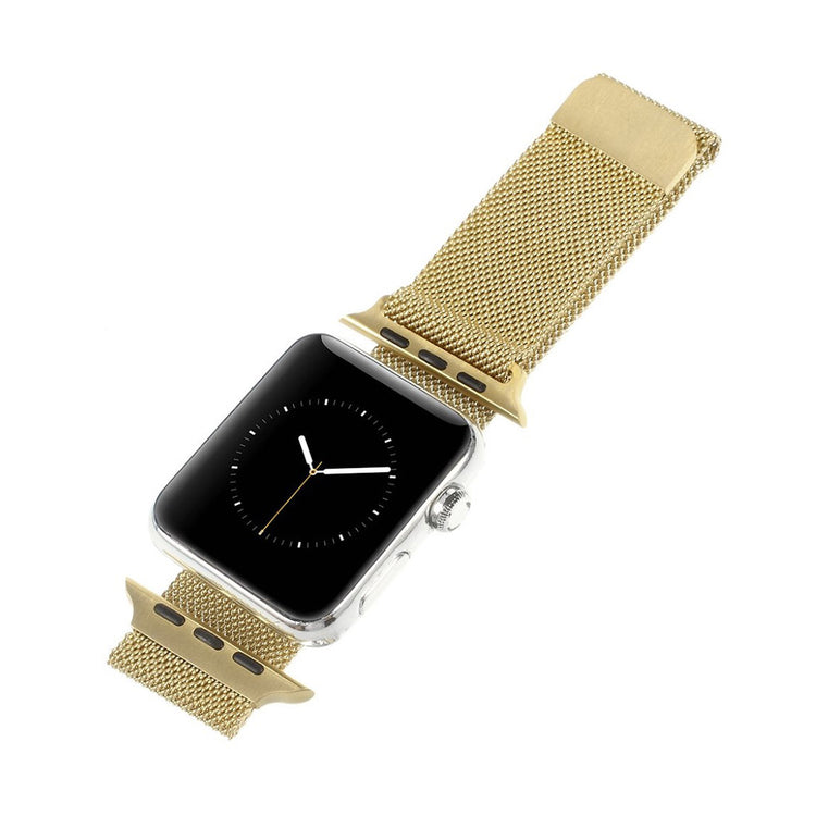 Komfortabel Apple Watch Series 1-3 38mm Metal Rem - Guld#serie_1