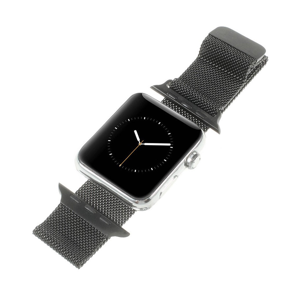 Komfortabel Apple Watch Series 1-3 38mm Metal Rem - Sort#serie_3