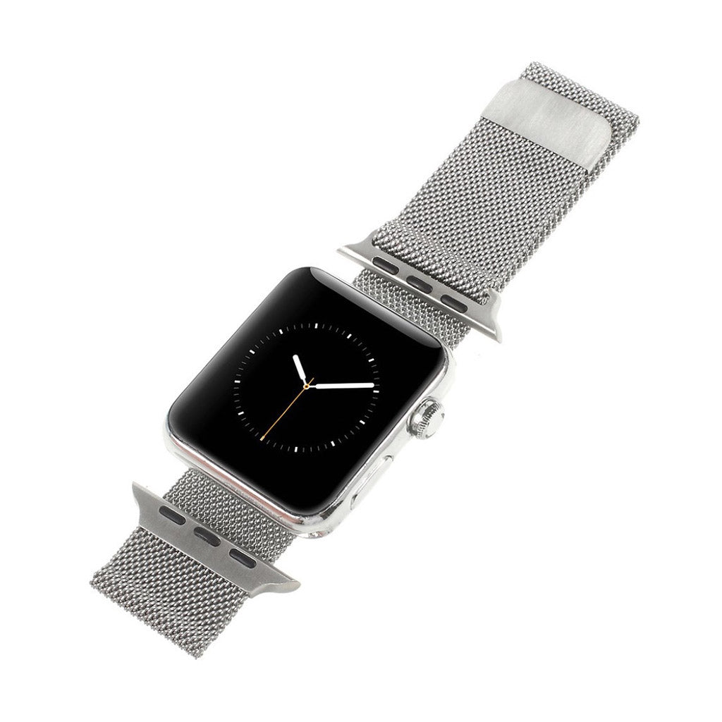 Komfortabel Apple Watch Series 1-3 38mm Metal Rem - Sølv#serie_4