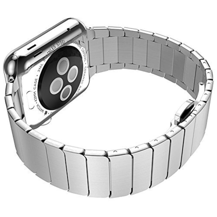Rigtigt pænt Apple Watch Series 1-3 38mm Metal Rem - Sølv#serie_3