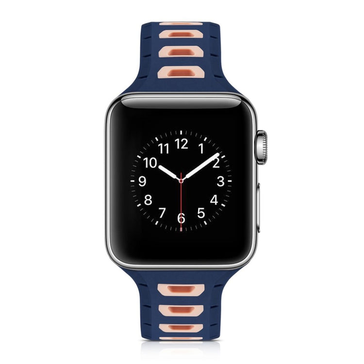 Meget smuk Apple Watch Series 1-3 38mm Silikone Rem - Pink#serie_1