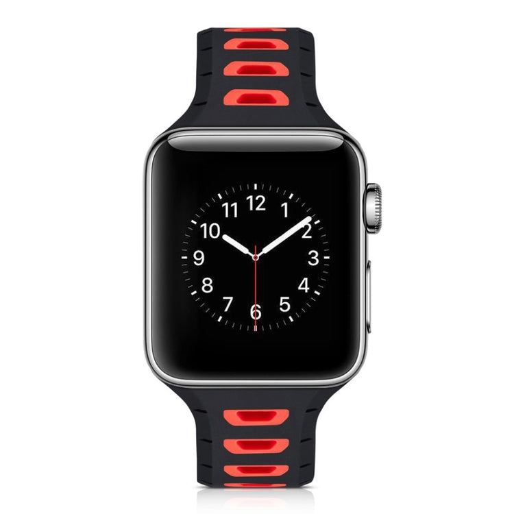 Meget smuk Apple Watch Series 1-3 38mm Silikone Rem - Flerfarvet#serie_8
