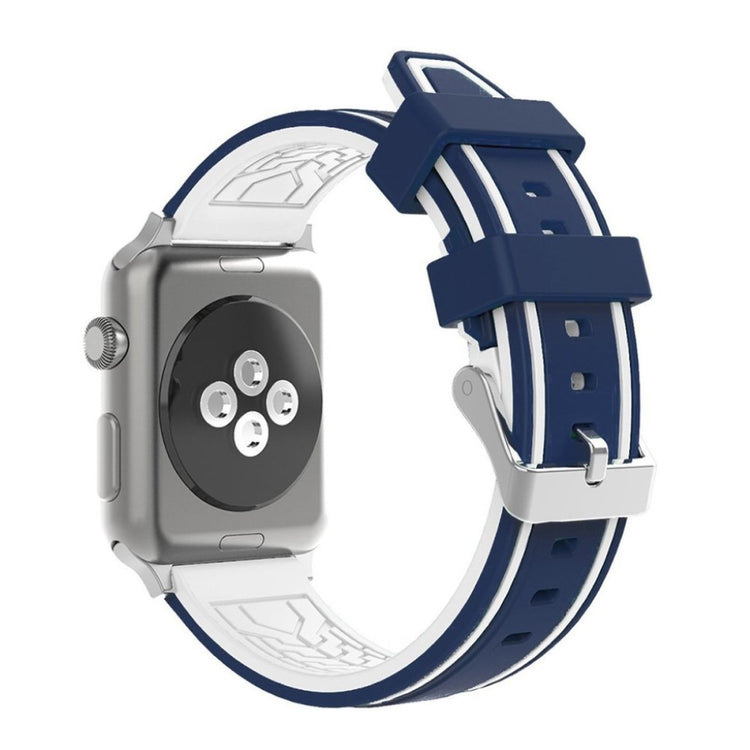 Mega holdbart Apple Watch Series 1-3 38mm Silikone Rem - Flerfarvet#serie_1