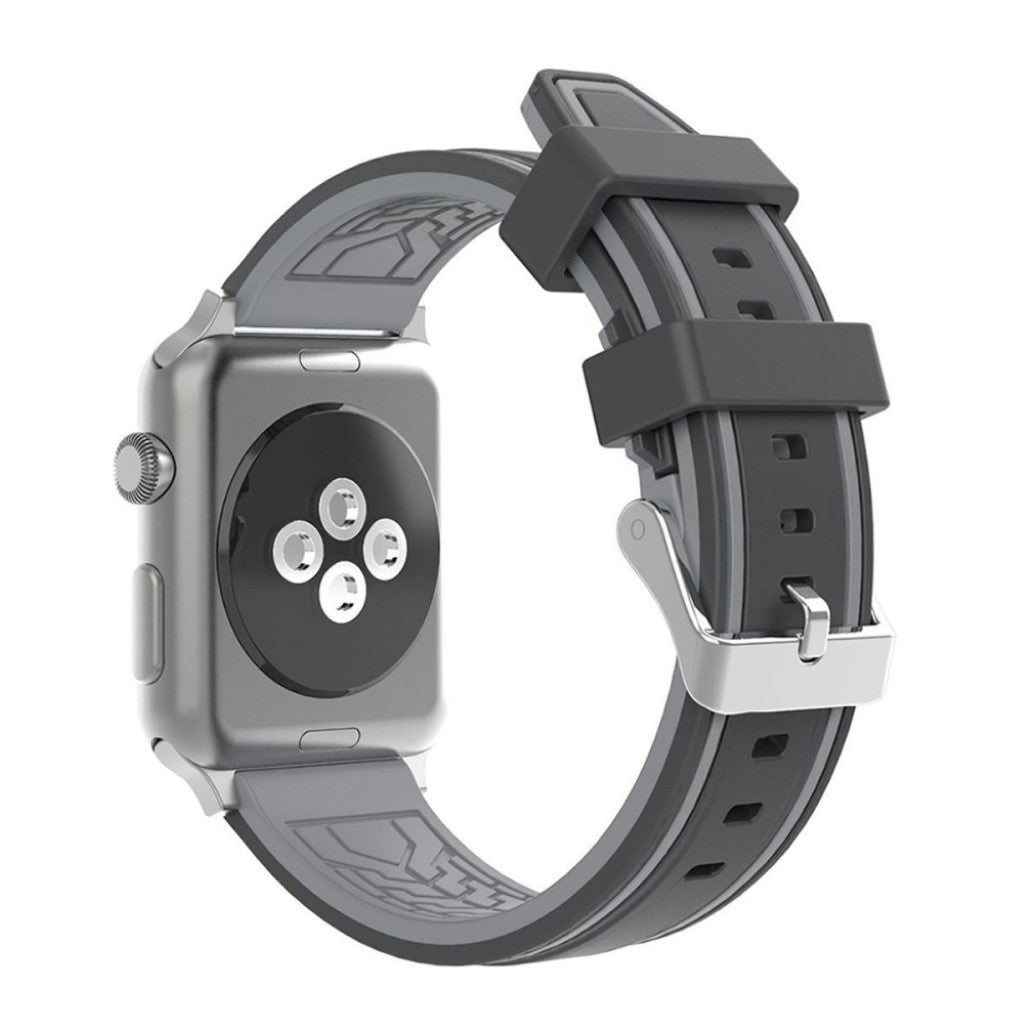 Mega holdbart Apple Watch Series 1-3 38mm Silikone Rem - Flerfarvet#serie_5
