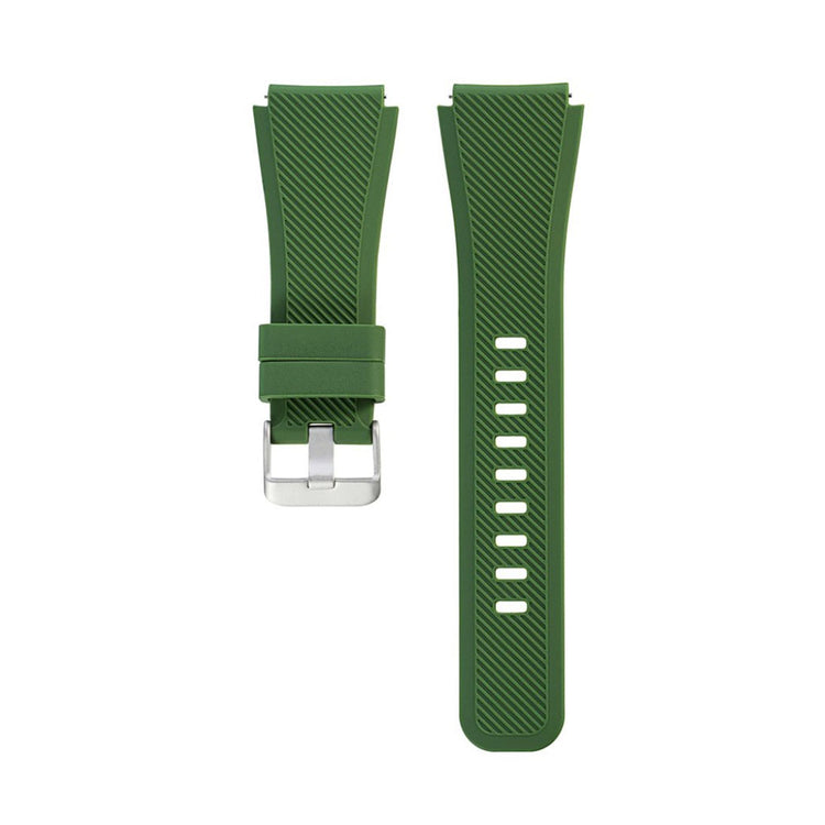 Rigtigt godt Samsung Gear S3 Silikone Rem - Grøn#serie_2