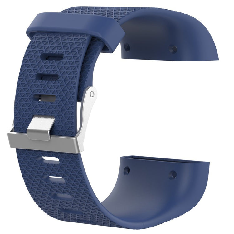 Helt vildt smuk Fitbit Surge Metal og Plastik Rem - Blå#serie_4