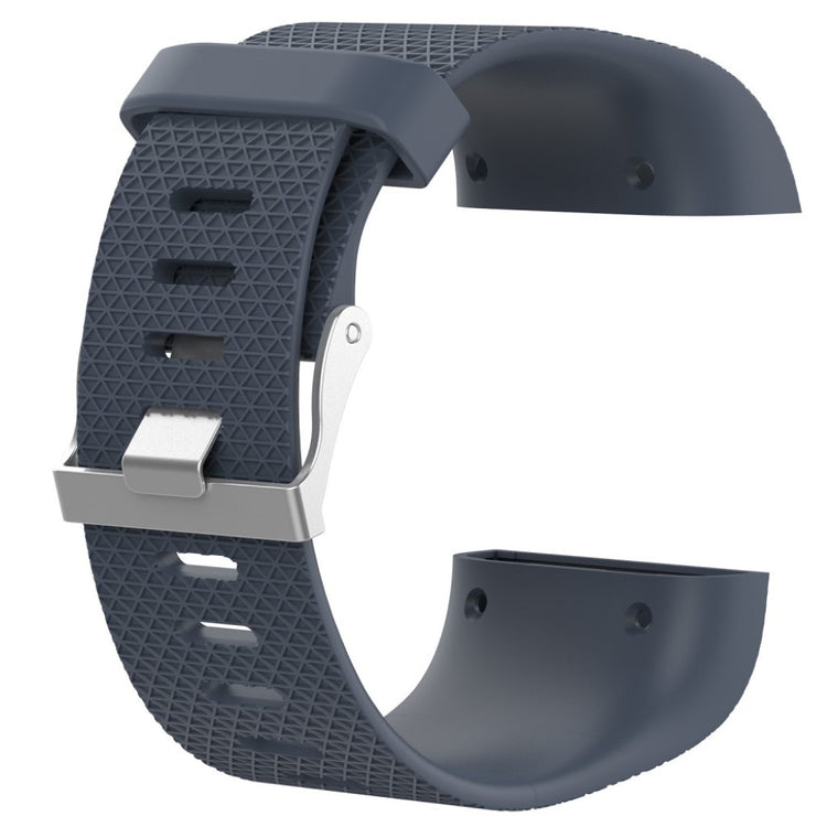 Helt vildt smuk Fitbit Surge Metal og Plastik Rem - Sølv#serie_6