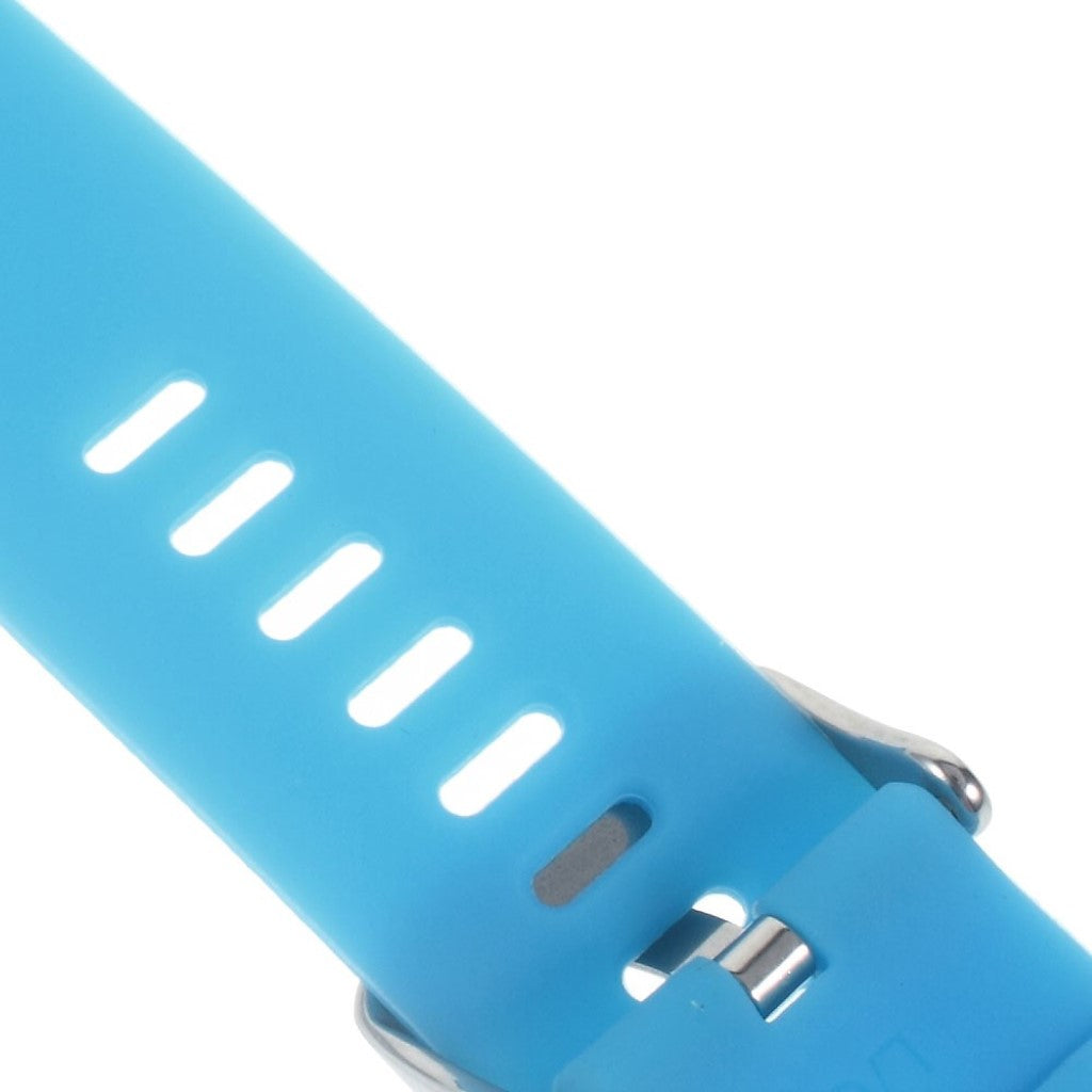 Rigtigt pænt Fitbit Blaze Silikone Rem - Blå#serie_3
