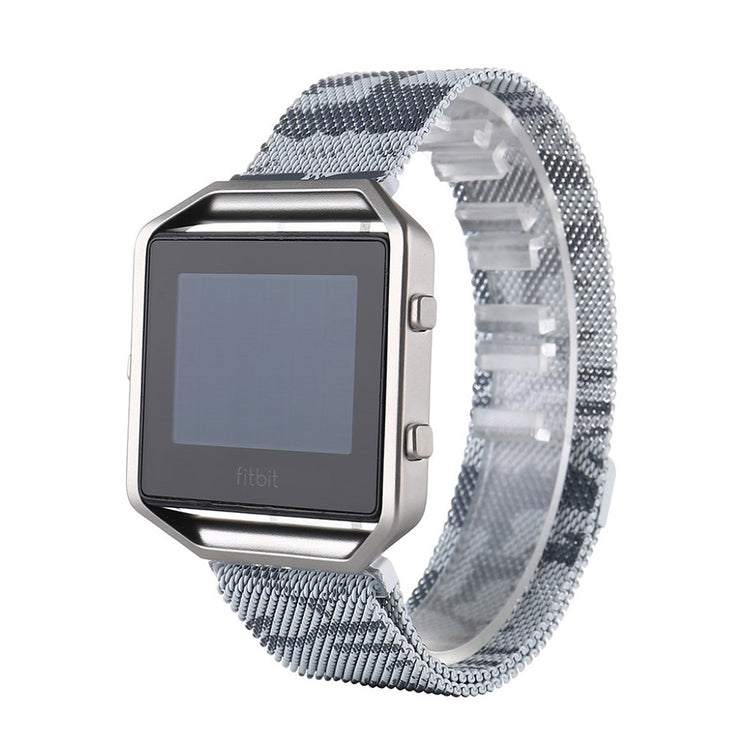 Helt vildt fantastisk Fitbit Blaze Metal Rem - Sølv#serie_3