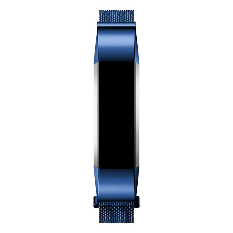 Super fint Fitbit Alta HR Metal Rem - Blå#serie_6