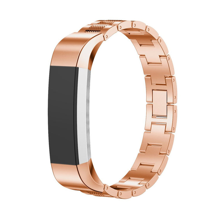 Vildt sejt Fitbit Alta HR Metal Rem - Pink#serie_2