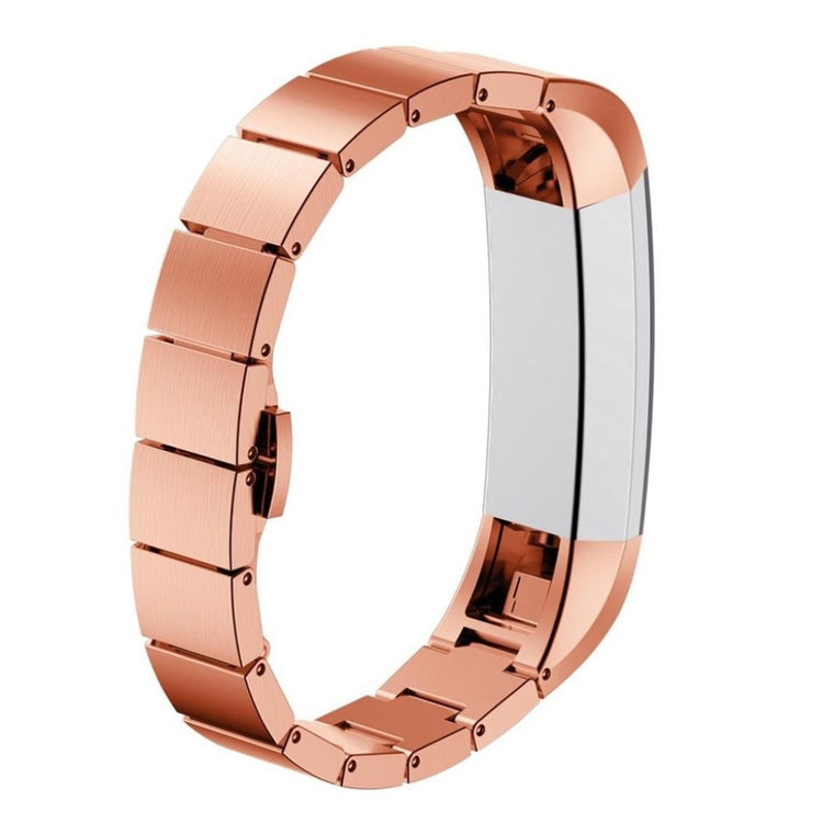 Super kønt Fitbit Alta HR Metal Rem - Pink#serie_3