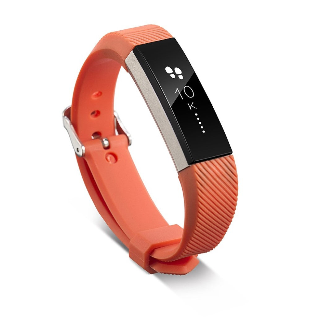 Rigtigt flot Fitbit Alta HR Silikone Rem - Orange#serie_12