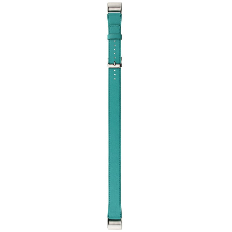 Super holdbart Fitbit Charge 2 Ægte læder Rem - Grøn#serie_1