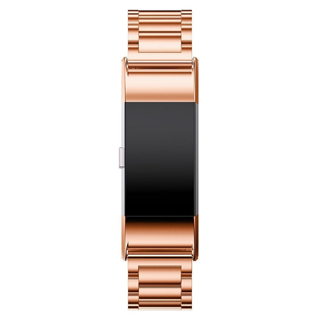 Vildt fed Fitbit Charge 2 Metal Rem - Pink#serie_2