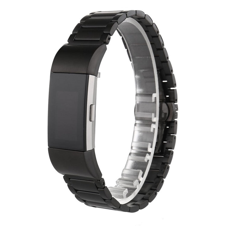 Helt vildt nydelig Fitbit Charge 2 Metal Rem - Sort#serie_4