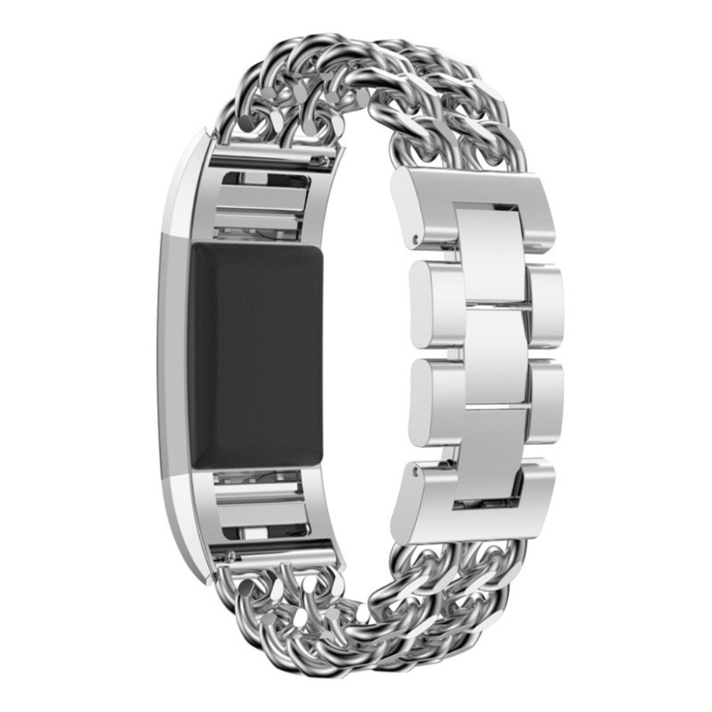 Vildt flot Fitbit Charge 2 Metal Rem - Sølv#serie_1