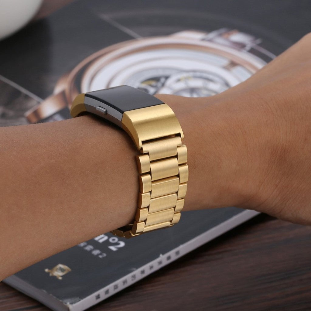 Meget pænt Fitbit Charge 2 Metal Rem - Guld#serie_3
