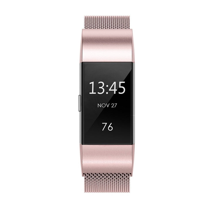 Super kønt Fitbit Charge 2 Metal Rem - Pink#serie_1