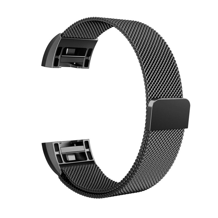 Super kønt Fitbit Charge 2 Metal Rem - Sort#serie_3