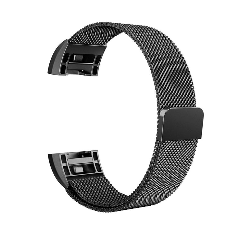 Super kønt Fitbit Charge 2 Metal Rem - Sort#serie_3